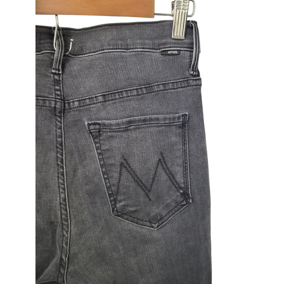 MOTHER The Stunner Ankle Step Fray Jeans In Lighting Up Lanterns Size 26 - Picture 6 of 10